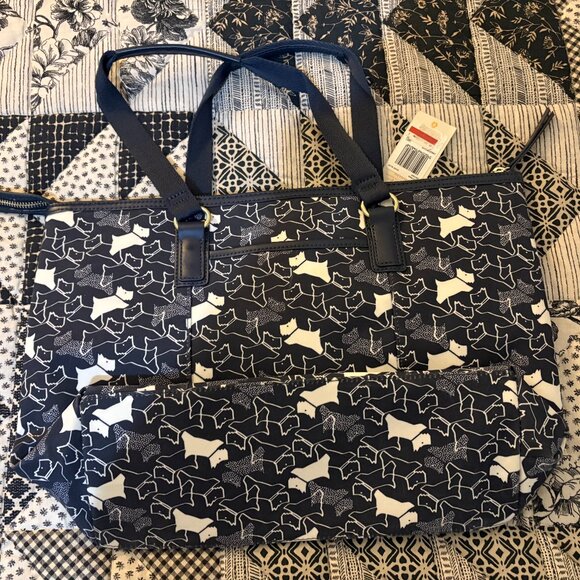 Radley London Women's Texture Dog Large Ziptop Tote Bag - Picture 6 of 6